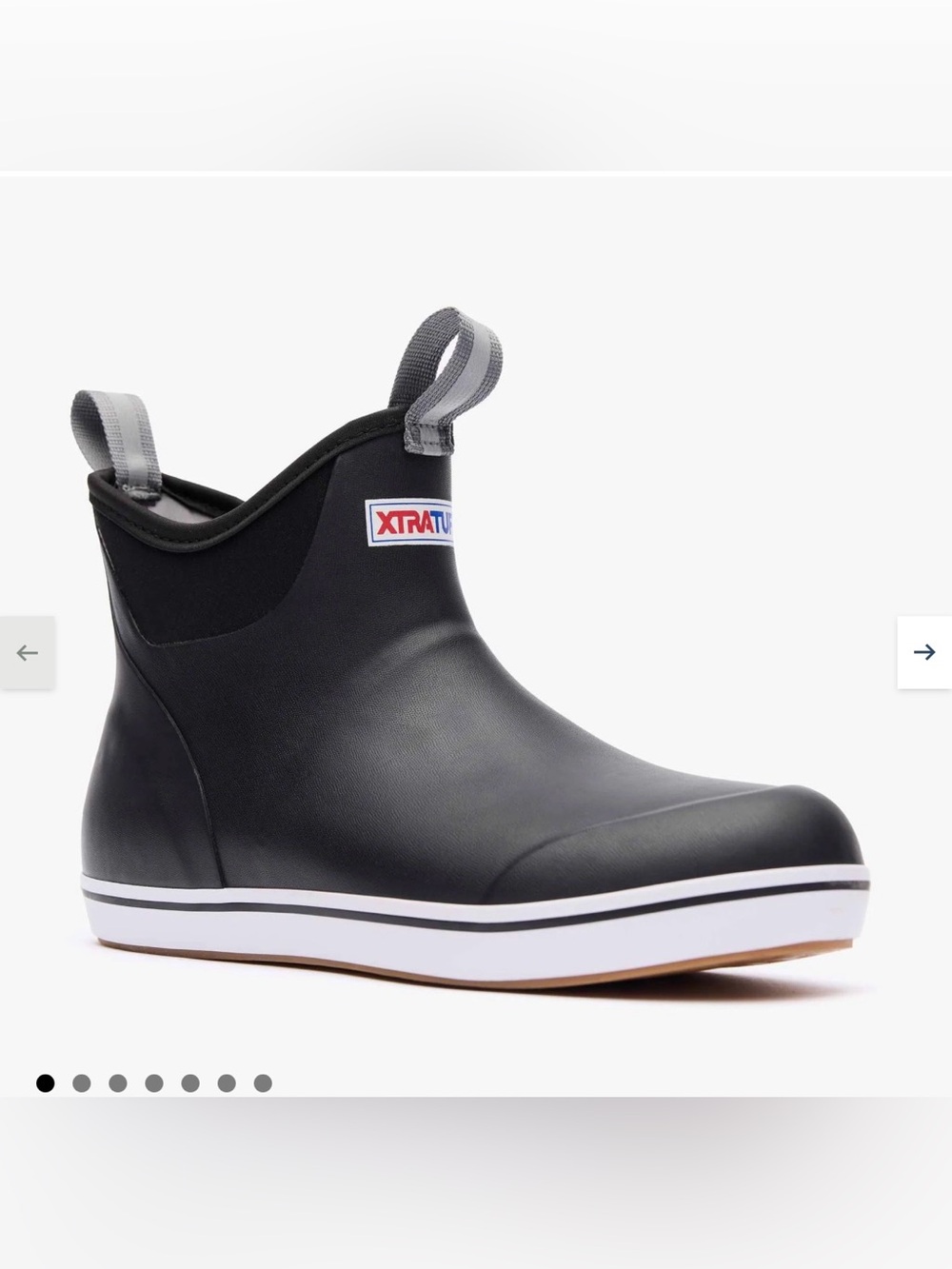 Xtratuf Ankle Deck Boot, Sz 9, Black